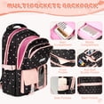 thumbnail image 7 of DAKIMOE Cute School Backpack Set Water Resistant Durable 3-in-1 School Bookbag for Travel & Daily Use, 7 of 7