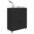 thumbnail image 2 of vidaXL Sideboard Black 69.5x34x90 cm Engineered Wood, 2 of 5