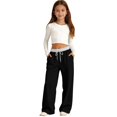 thumbnail image 5 of YOUYEDIAN Girls Wide Leg Sweatpants Casual Versatile Athletic Pants, 5 of 5