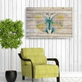thumbnail image 3 of Idea4wall Vintage Canvas Wall Art Colorful Butterfly Canvas Prints for Home Wall Decor, 12"x18", 3 of 5