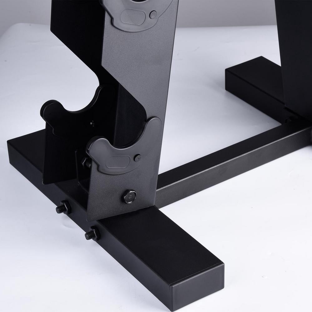 ZIHUI Dumbbell Rack Stand Only, Weight Rack for Dumbbells Compact A-Frame Home Gym Space Saver (500 LBS Weight Capacity, 2024 New Version) (Store 6 Pairs)
