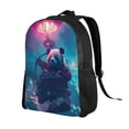 thumbnail image 2 of Disketp DJ Panda Hot Air Balloon Mochila Unisex de Apertura Lateral Completa, Mochila para Laptop para Escuela, Trabajo y Viajes, 2 of 8