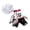 J001- White, variant on Dress Up, Pet Party Outfit, Pet Outfit, Halloween Dog, White S Size Small Dog Chef Halloween Set with Uniform and Plain White Chef Hat, Machine Washable Polyester Pet Wear That