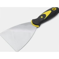 Stainless Steel Wall Scraper Paint Stripper Scraper with Soft Grip Handle Filling Putty Knife Scraper for Wallpaper Drywall Decals DIY Decorating Removal Painting Y2-SCNZ (4 Inch)