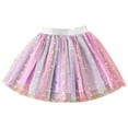 thumbnail image 5 of Cowsor Big Girls Fashion Tulle Skirt Fluffy Mesh Mini Skirt Elastic Waist Design Sweet Style Comfortable Wear for Party Holiday School Daily Activities, 5 of 7