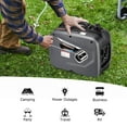 thumbnail image 4 of Portable Inverter Generator, 2000W Ultra Quiet Gas Engine with CO-Monitoring and Alarm, EPA Compliant, Intelligent Speed Control System, Suitable for Backup Home and Camping, 4 of 7