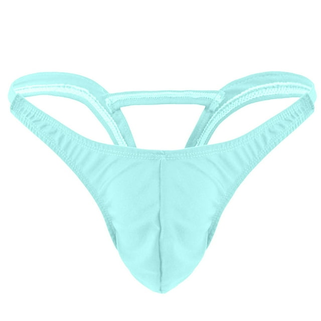 Intimates Men's Sretch G-string T-back Micro Thong Briefs Underwear One Size