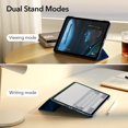 thumbnail image 4 of AmPm Ascend Trifold Case Compatible with iPad 10th Generation (2022, 10.9 Inch), Auto Sleep and Wake, Trifold Stand, Lightweight Hard Back Cover, Frosted Black, 4 of 8