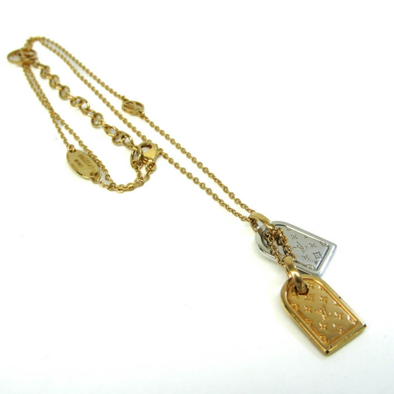 louis vuitton nanogram necklace