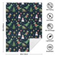 thumbnail image 4 of Cute Dinosaur Cartoon Pattern Soft Sherpa Fleece Throw Blanket, Warm Cozy Plush Blanket for Sofa Bed Couch, All Season, 60"x80", 4 of 4