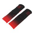 thumbnail image 2 of Men's Sports Socks, Elite Basketball Socks, Cushioned, Thick, Breathable and Non-Slip, Size L 37-45, Black and Red, 2 of 4
