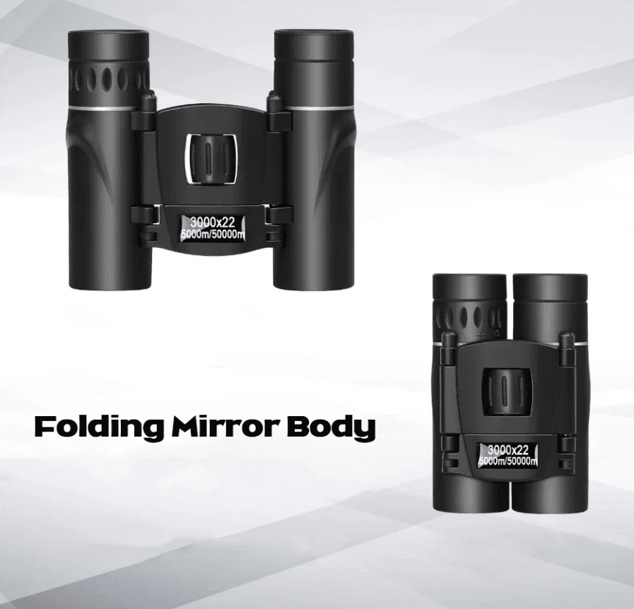 3000x22 Powerful Binoculars 50000M Long Range Folding Mini Telescope BAK4 FMC Optics For Hunting Sports Outdoor Camping Travel