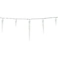 Holiday Time 25 LED Twinkling Icicle Lights, White and Blue with Spare