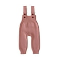 thumbnail image 4 of Hifoo Child Soft Knit Baby Overalls Jumpsuit With Adjustable Straps Girls Boys Autumn Outfit Onesie Trendy Solid Color Jumpsuit, 4 of 4