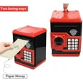 thumbnail image 6 of HUSAN Piggy Banks for Kids, Electronic Password Money Banks ATM Banks Box Coin Bank for Children Boys and Girls (Black/Red), 6 of 6