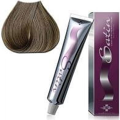 (2PACK) Satin Hair Color Ash Series-7A(Ash Blonde) 3oz "MANGO SIX B&M"