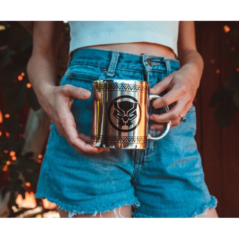 Marvel Black Panther Tribal Borders Electroplated Ceramic Mug