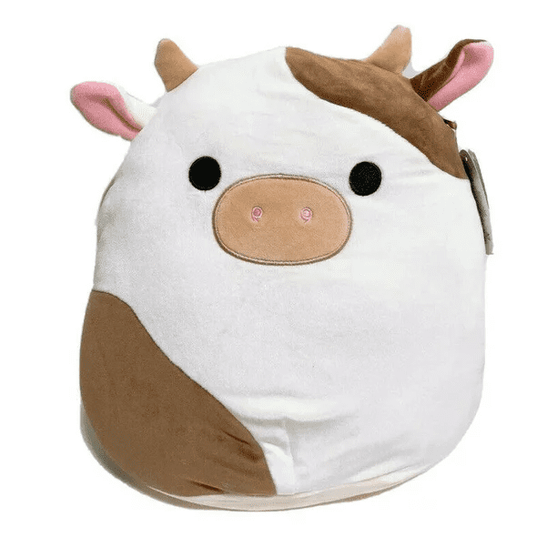 Squishmallows 16 Inch Ronnie Cow Plush Add Ronnie Cow to Your Squad Ultrasoft Stuffed Animal Large Plush Toy Official Kellytoy Brown