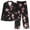 Multicolor, variant on Cavosen Pajamas for Women Two Piece Button down Soft Sleepwear Set Long Sleeve Collared Shirts Long Pants Nightwear Floral Print Loungewear with Pocket Loose Pjs Outfits L