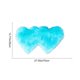 thumbnail image 3 of Heart Shape Fluffy Bathroom Rug Non-Slip Washable Carpet Mat for Bedroom Living Room Home Decor 1-Pack, 3 of 6