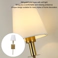 thumbnail image 4 of Sombra de Luz de Pared Retro, E26 E27 White Industrial Fatid Fatid Lamm -Lamps Scierra para escalera Para Dormitorio, 4 of 7