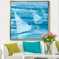thumbnail image 2 of Designart ' From the Shore I ' Nautical & Beach Framed Canvas, 2 of 3