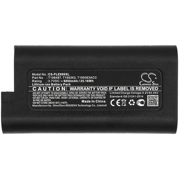 6800mAh Flir T199363 T198487 T199363ACC Battery for E40bx E63 E50bx E60bx E60 E40 E33 E50