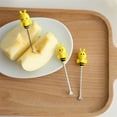 thumbnail image 3 of BRIGHTFUFU 6pcs Fruit Forks Set Fruit Picks Silicone Assorted Color for Appetizer Serving, 3 of 4