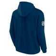thumbnail image 3 of Men's Fanatics Deep Sea Blue Seattle Kraken Elements Pace Pullover Hoodie, 3 of 3