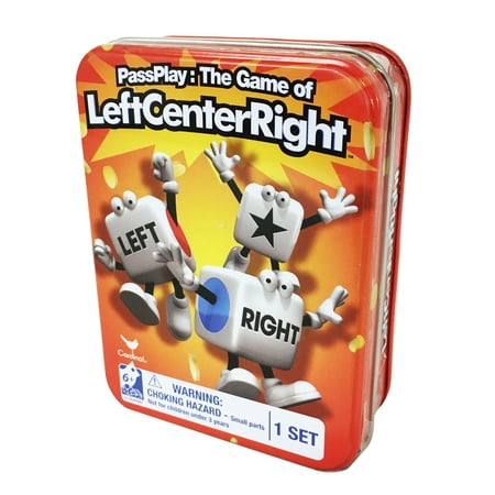 - Pass Play: The Game of Left Center Right Dice Game in a Tin