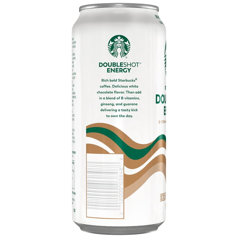 Starbucks Doubleshot Energy White Chocolate Coffee Drink, 15 oz Cans, 4 Pack photo 3