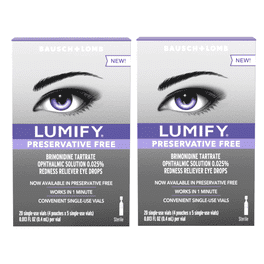 BAUSCH+LOMB LUMIFY 目薬 LUMIFY Eye Drops for Redness Relief and Whiter and Brighter