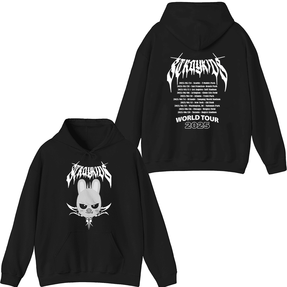 Stray Kids ペンミ　パーカー Stray Kids Dominate Zip Hoodie, Stray Kids Dominate World Tour Zip