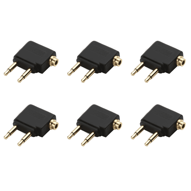 Adaptador Audio Jack 3 5 Mm Convertidor para en Avión (1 Unidad)