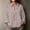 Brown, variant on WRFWUL Womens Striped 3/4 Sleeve Shirts Dressy Casual Lapel Collar Button Down Blouses Summer Beach Vacation Tops