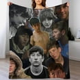 thumbnail image 5 of Barry Keoghan Blanket Cool #3 Super Soft Throw Blanket Silky Flannel Lightweight for Sofa, Bed Blanket All Season Use 50""*60""（130 * 150cm）, Style-4, 5 of 6