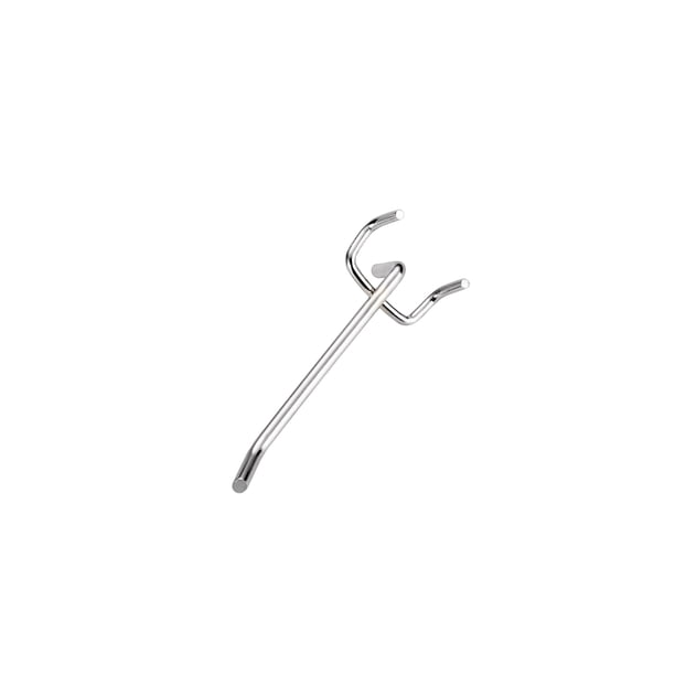 Ounissouiy 15 ganchos de tablero de clavijas de Metal para supermercado, tienda, tienda, cueva, tableros de avión, colgante, organizador de Almacenamiento y organización del hogar 7cm