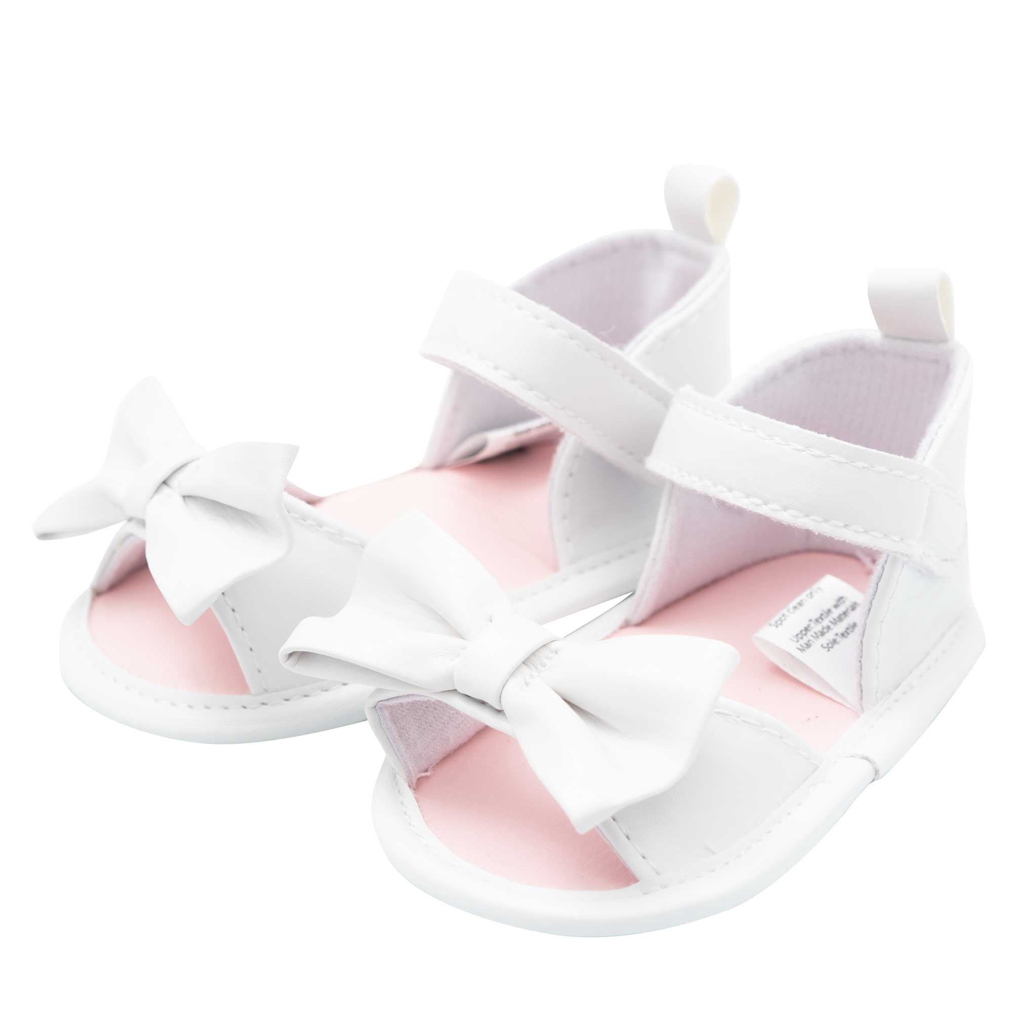 Hudson Baby Girl Cotton Bodysuit, Shorts and Shoe Set, Blue Pink Rose Bow, 12-18 Months