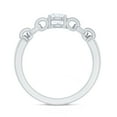 thumbnail image 2 of Rosec Jewels Round Diamond Promise Engagement Ring - 0.50 Carat Lab Diamond - EF-VS Quality, 18K White Gold, US 5.00, 2 of 8
