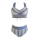 thumbnail image 5 of Gibobby Conjunto de Traje de Baño para Mujer Bikini de cintura alta para mujer, bañadores sexys de dos piezas con realce, traje de baño Vintage, conjunto(Gris,G), 5 of 5