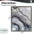thumbnail image 4 of Stupell Industries Glam Geode Gemstone Layers Gray Floating Frame Canvas Art, 17 x 21, by Svetlana Aleynikova, 4 of 8