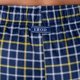 thumbnail image 4 of Pantalones de Pijama de Forro Polar Sedoso para Hombre IZOD Azul Marino con Cuadros Amarillos Talla XX-Large, 4 of 5