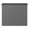 thumbnail image 4 of Arrow Classic Steel Storage Shed, 8x7, Charcoal, 4 of 7