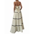 thumbnail image 4 of Women'S Crop Top Maxi Skirts Set 2 Piece Outfit Dress Color XL, 4 of 5