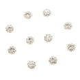 thumbnail image 3 of 10Pc Rhines Buttons Flatback Embellishments Craft DIY Wedding 1cm, 3 of 6