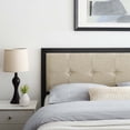 thumbnail image 6 of Modway Teagan Tufted Queen Headboard in Black Beige, 6 of 7