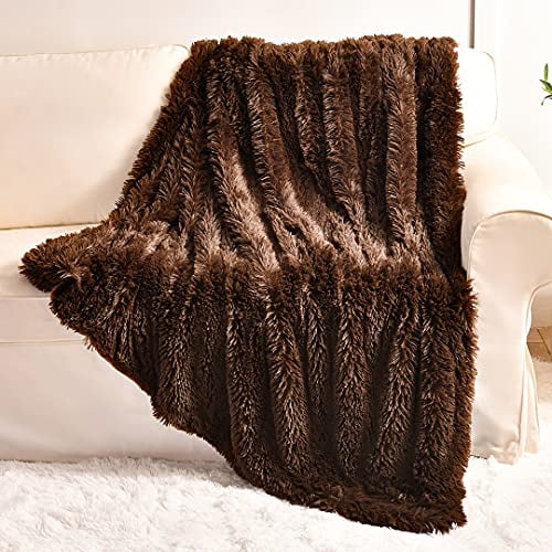 Big Sizes Faux Fur Mink Sofa Bed Throw Super Soft Fur Blanket Settee Throws 