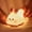 Rabbit, variant on Night Light for Kids, Squishy Duck Nightlight LED Lamp - Rechargeable Battery Operated Nursery Light, Tap Control, 30-Min Timer, Soft Silicone Nightlight for Kids Decor, Gifts