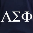 thumbnail image 3 of CafePress - Alpha Sigma Phi Greek Letters White Long Sleeve T Shirt - Women's Long Sleeve Graphic Tee Casual Fit, 3 of 4
