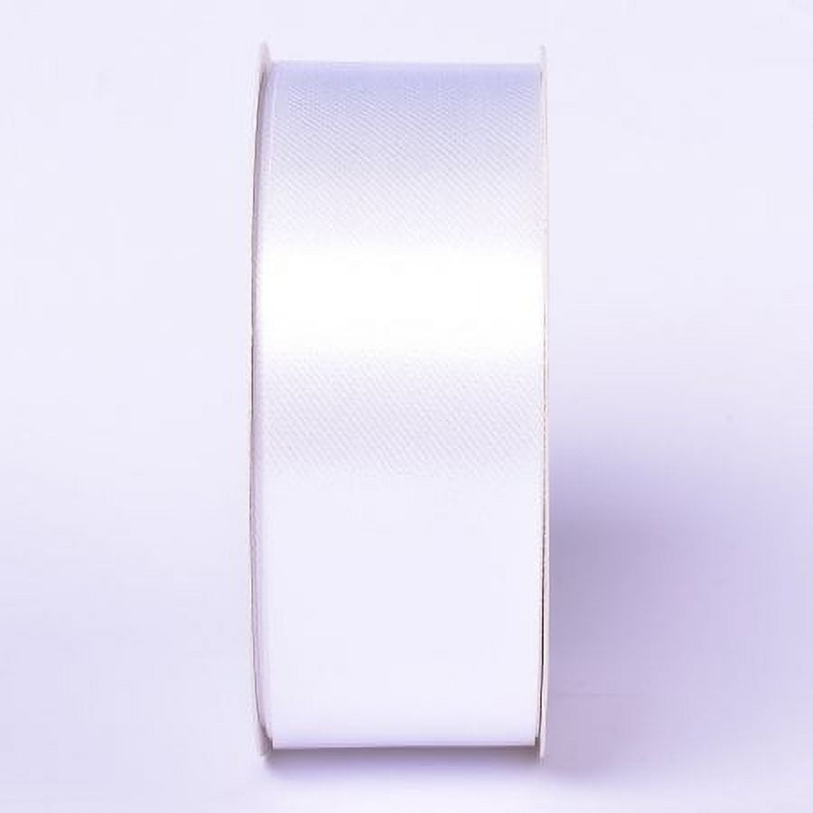 Yama Ribbon 1.5" Acetate White Mega Ribbon, 1 Each
